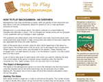 how to play backgammon