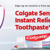 Free Colgate Sensitive Instant Relief Toothpaste
