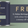 Free Dulux Heritage Velvet Matt Paint 