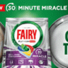 Free Fairy 30 Minute Miracle Dishwasher Tablets