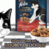 Free Felix Doubly Delicious Dry Cat Food